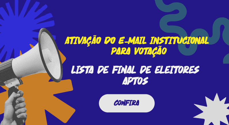 Capa da notícia: Eleição dos conselhos da UnDF - ativação do e-mail
